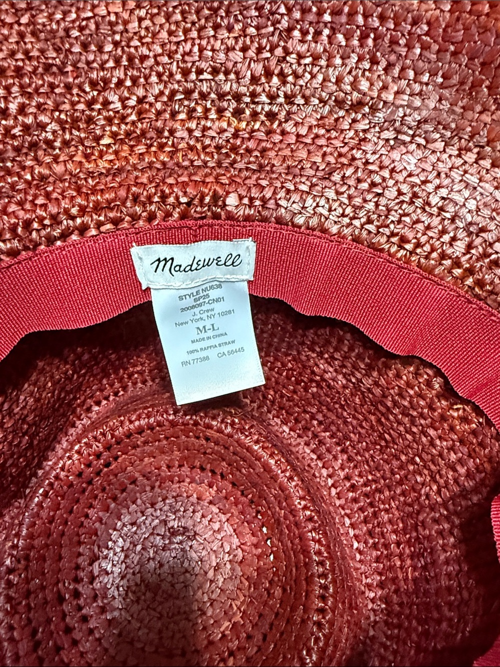 Rust Red Lantern Hat - Picture 5 of 7